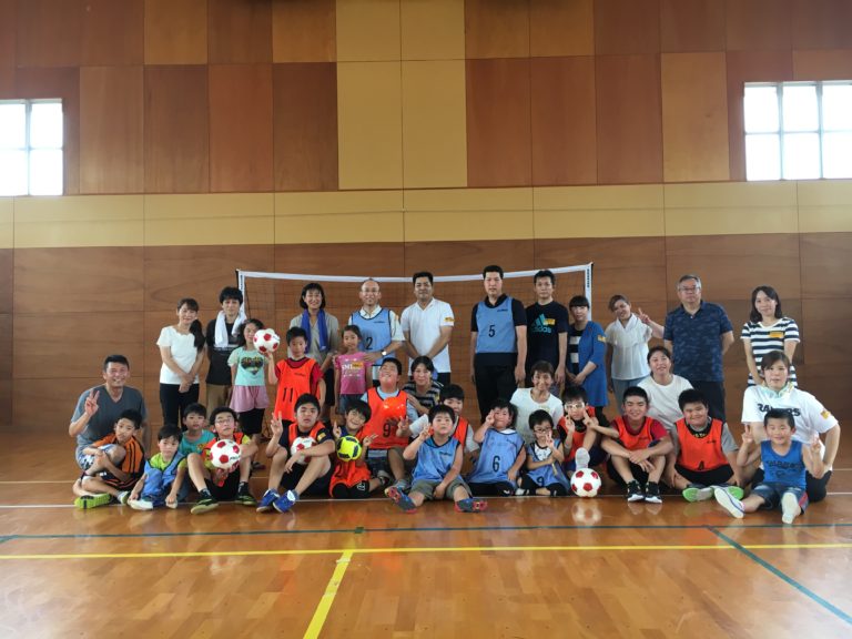 運動療育　第1回親子サッカー開催